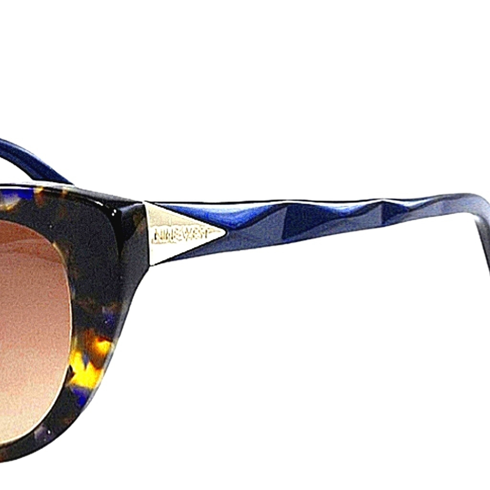 Nine West Cat Eye Sunglasses 53 15 135 Tortoise Blue Womens Sunglasses - Picture 5 of 7